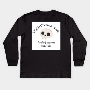 Voldy’s tattoo studio Kids Long Sleeve T-Shirt